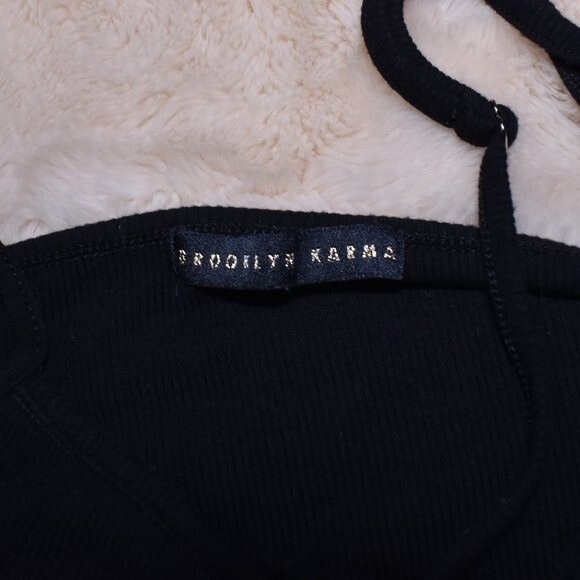 Brooklyn Karma Black Strappy Underwire Bodysuit Size Medium Thong Adjustable - Picture 15 of 16